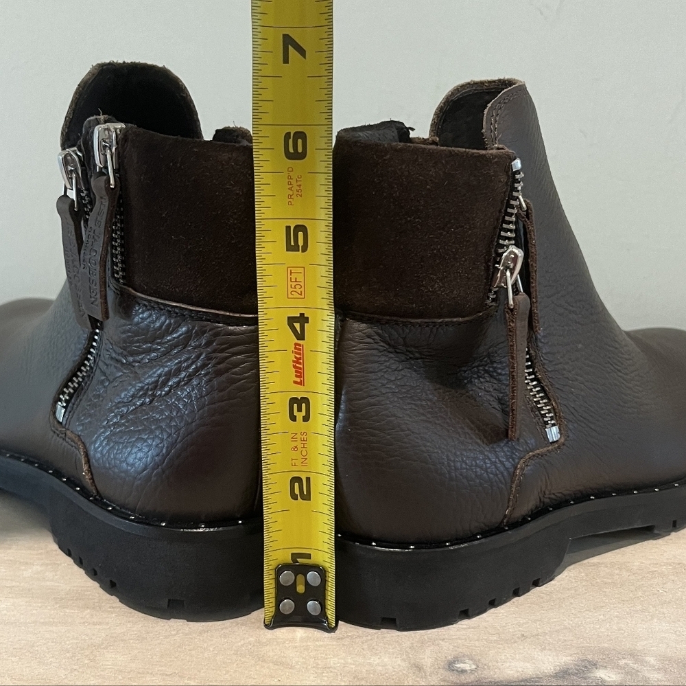 Ilsa Jacobsen Brown Leather‎ Chelsea Zip Ankle Up Boot Size 7.5US/38EU/5UK.… - Picture 14 of 16